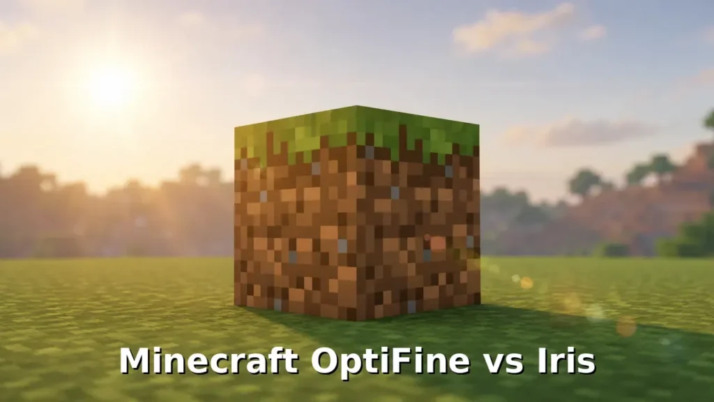 Minecraft OptiFine vs Iris Java Edition comparison