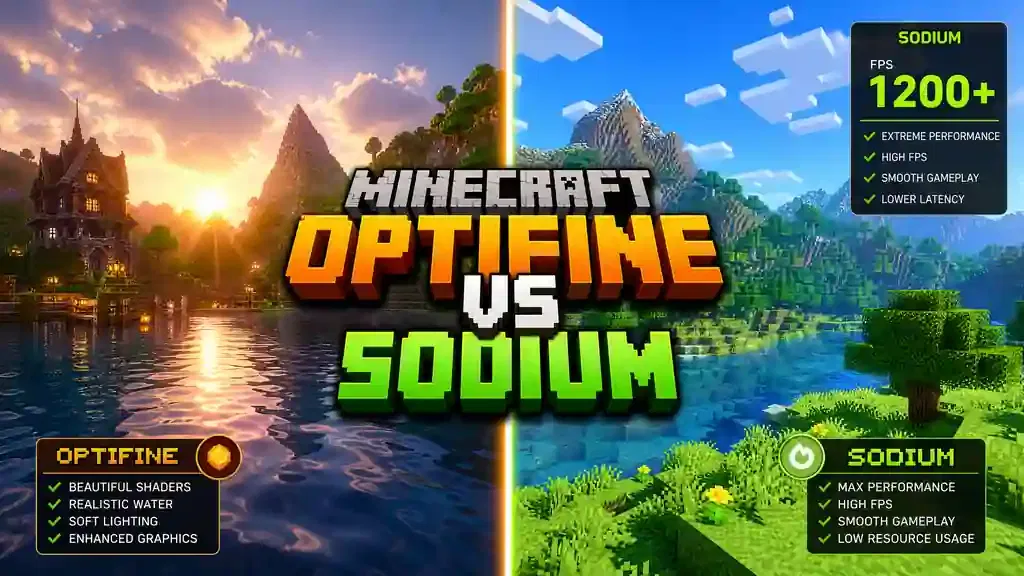Minecraft OptiFine vs Sodium