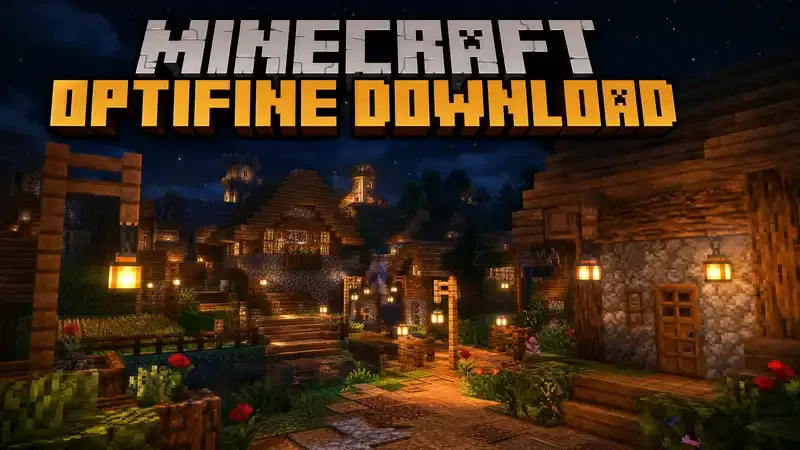 Minecraft OptiFine Download and installation guide showing how to install OptiFine for Minecraft Java Edition safely.