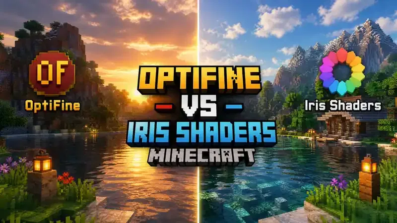 OptiFine vs Iris Shaders Minecraft