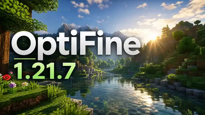 Minecraft OptiFine 1.21.7 Hero Header