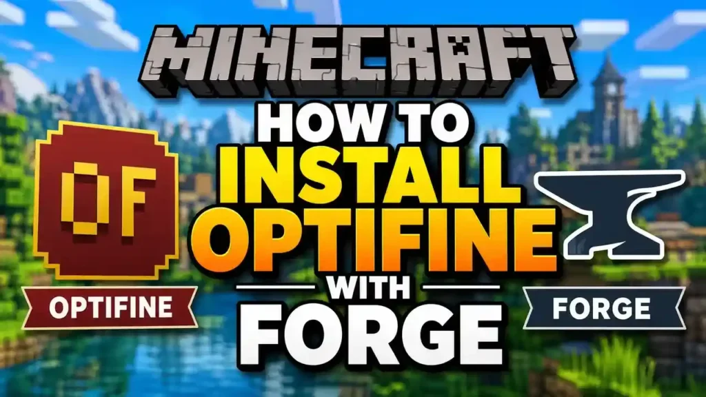 how to install optifine with forge