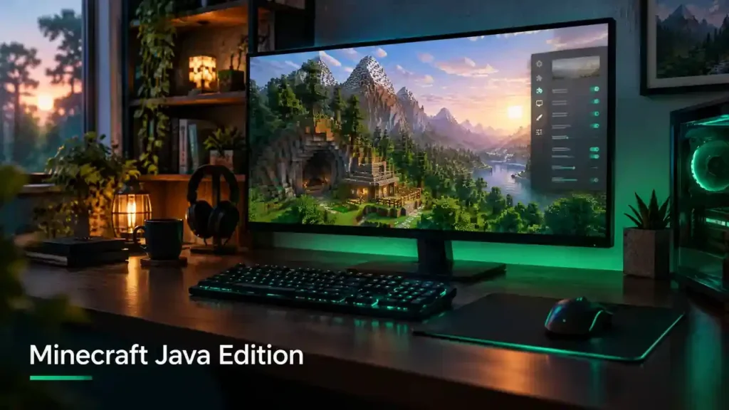 Minecraft Java Edition PC gameplay and exploration