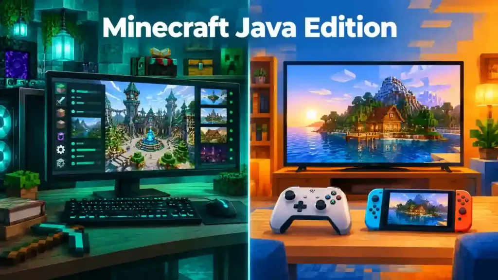 Minecraft Java and Bedrock Edition comparison