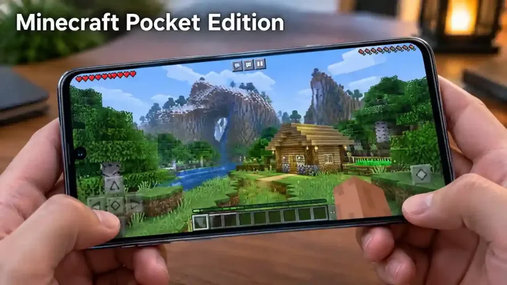 Minecraft Pocket Edition world exploration