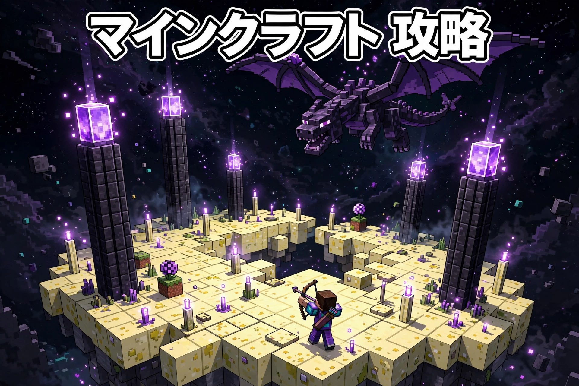 マインクラフト エンダードラゴンの倒し方|エンドクリスタルの破壊