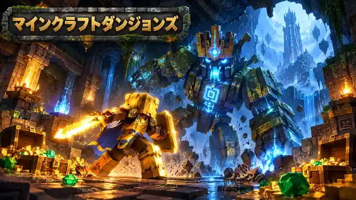 マインクラフトダンジョンズの古代狩りとエンドゲーム要素