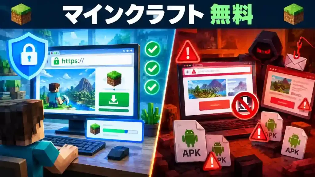 マインクラフトを公式サイトから安全に無料ダウンロードする方法