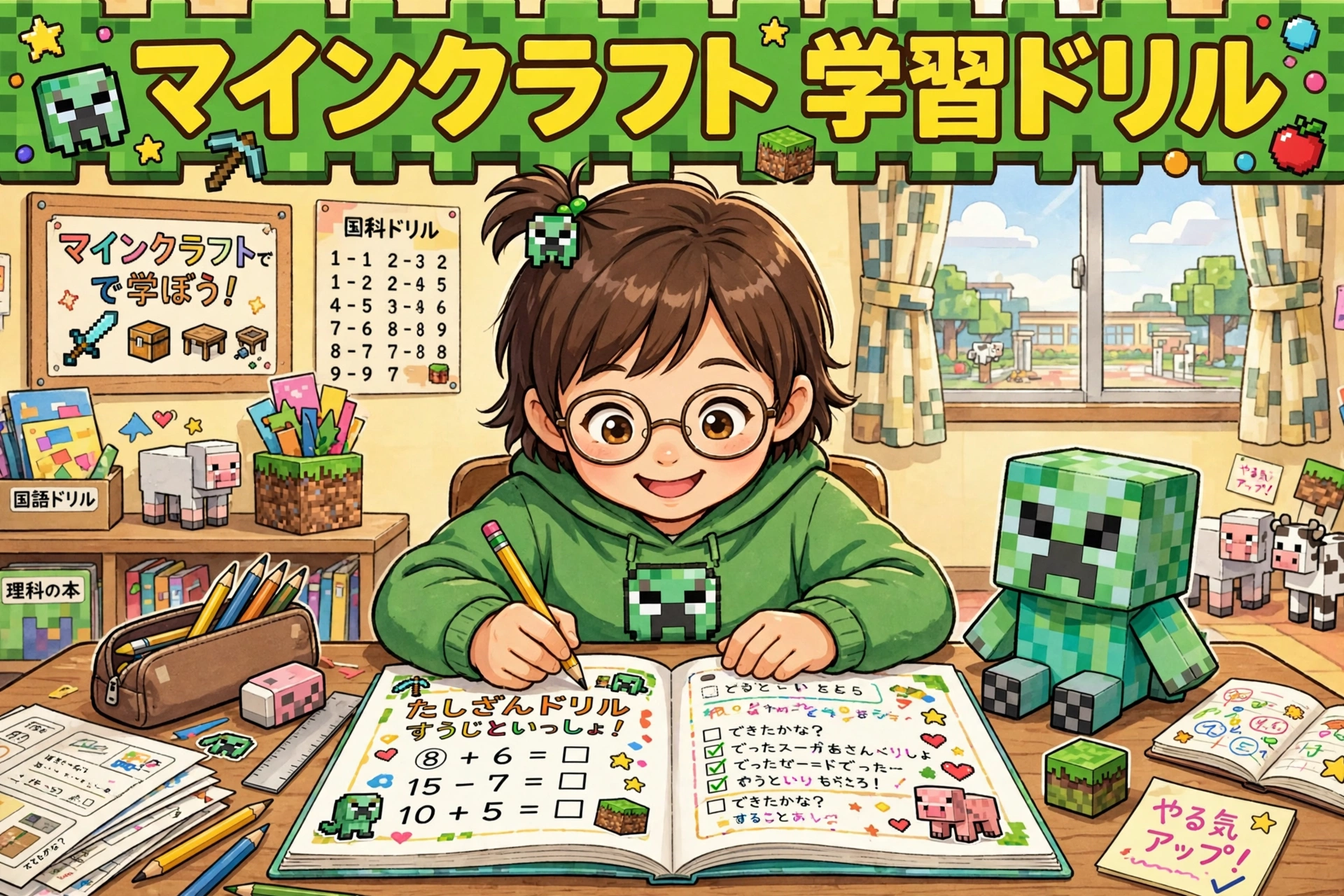 マインクラフト 学習ドリル