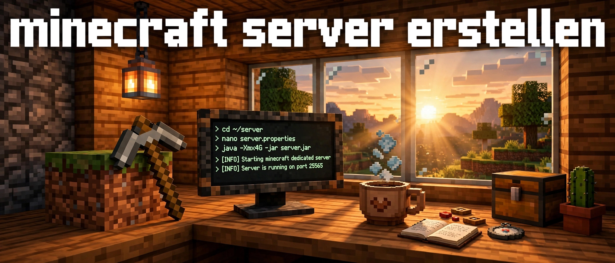 Minecraft Server erstellen – Java Server Schritt für Schritt einrichten