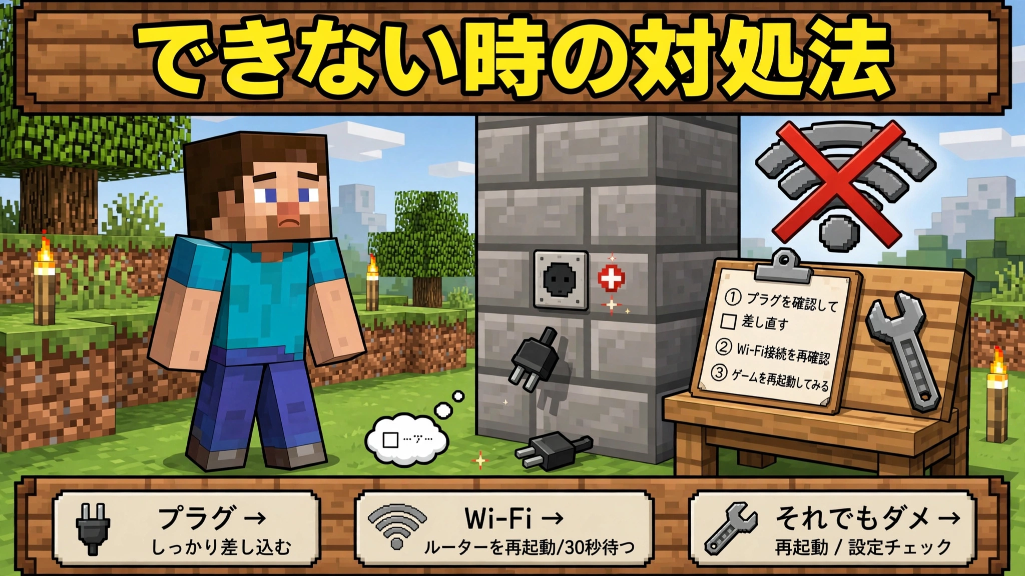 できない時の対処法