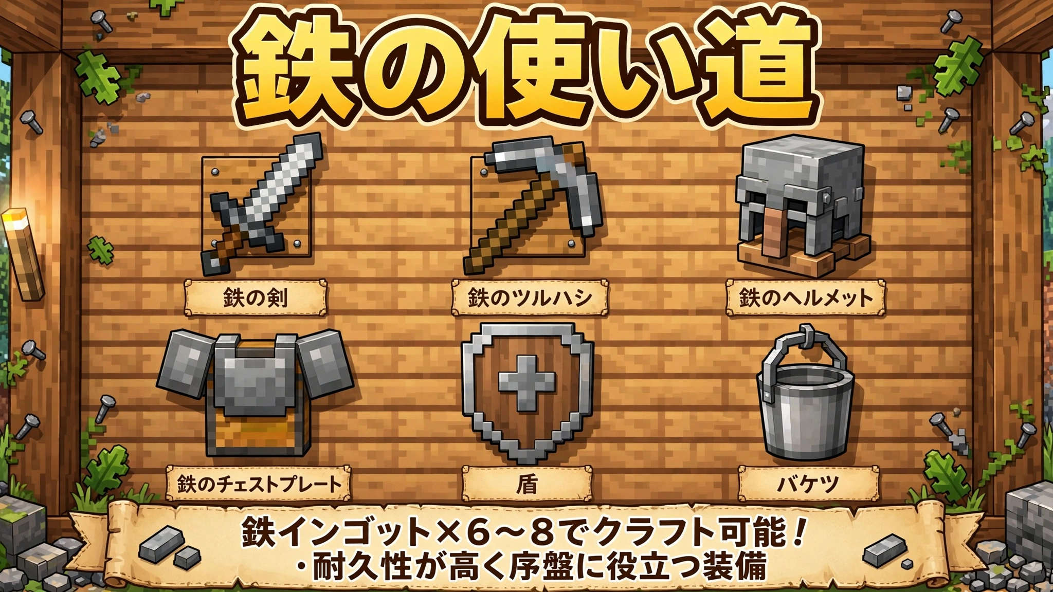 鉄の使い道